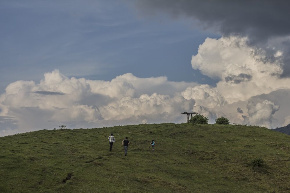 Jorge, Wilson y Ana familiares de La Pica