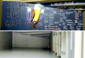 mural del cirirí Universidad de Antioquia Fabiola Lalinde