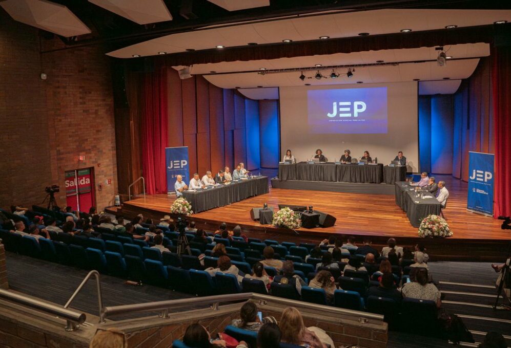 Audiencia JEP secuestro bloque noroccidental