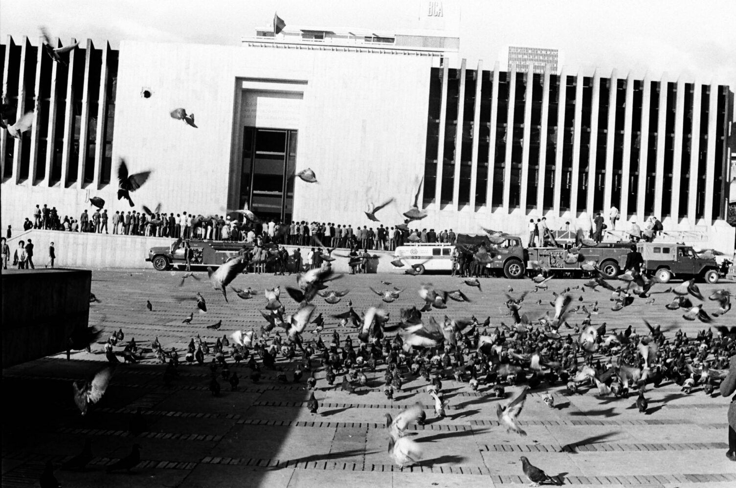 Fotografía del Palacio de Justicia en noviembre de 1985