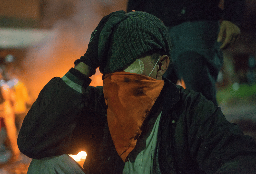 Las lesiones oculares fueron recurrentes durante el estallido social en Colombia.