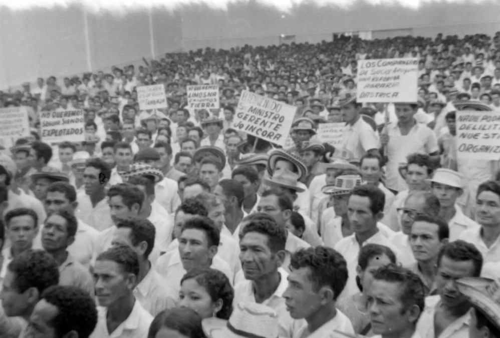 Fotografía de la Asociación Nacional de Usuarios Campesino (ANUC), la cual hace parte de Archivos para la Paz.